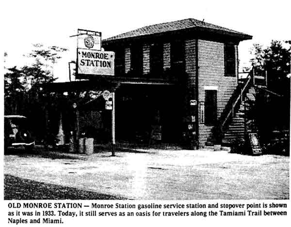 Monroe Station in 1933