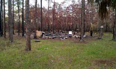 Harween camp burned in Jarhead fire