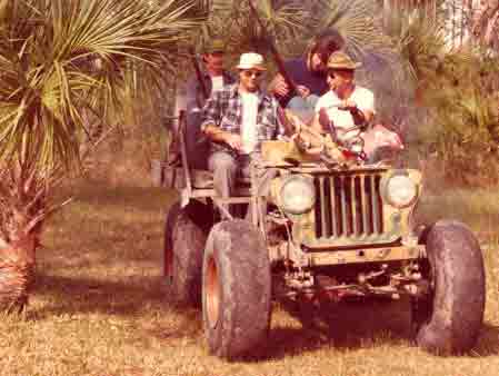 Ed the Marine and his buggy