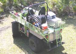 Top View of Fire Buggy