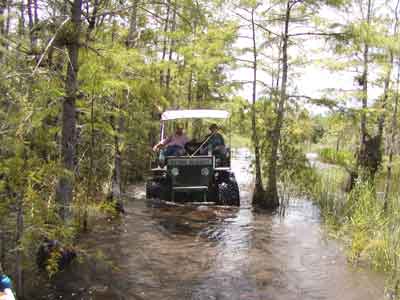 Following a traditional trail in the Big Cypress Swamp