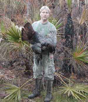 Rich and his first turkey